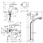 Set za Kadu 3 u 1 Focus Chrome 31934000