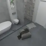 podna pločica siva imitacija cementa