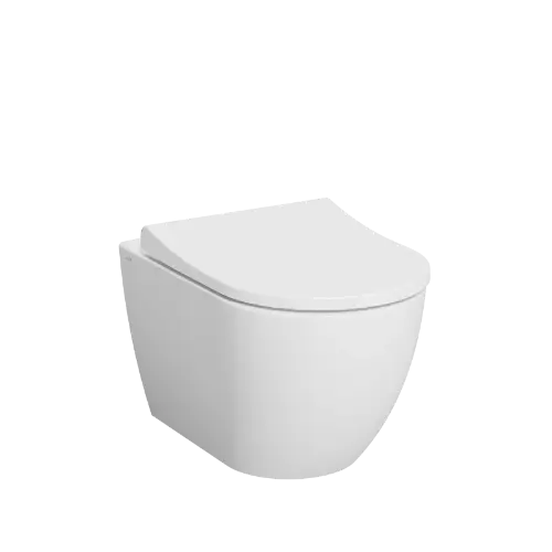 Mia Round Конзолна WC Школка со Даска 7510+108